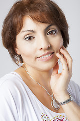 Image showing latin pretty middle aged woman