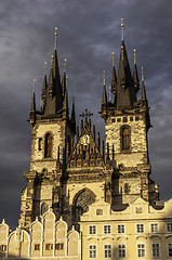 Image showing Church of Mother of God in front of Týn, Prague.