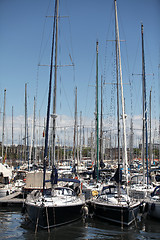 Image showing yacht masts 