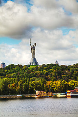 Image showing Mother of the Motherland monument in Kiev, Ukraine