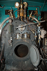 Image showing Steam locomotive innards