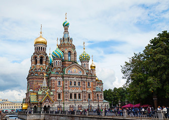 Image showing Savior on Blood Cathedral in St. Petersburg, Russia