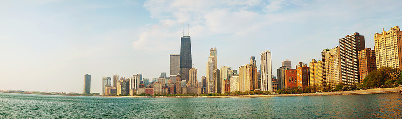 Image showing Downtown Chicago, IL on a sunny day