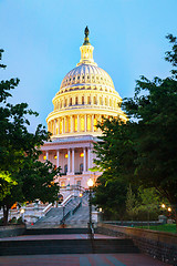 Image showing United States Capitol building in Washington, DC