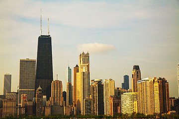 Image showing Chicago downtown cityscape