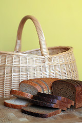 Image showing Black and white bread