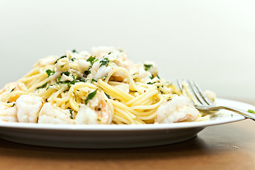 Image showing Italian Seafood Pasta