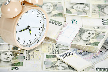 Image showing time is money business concept