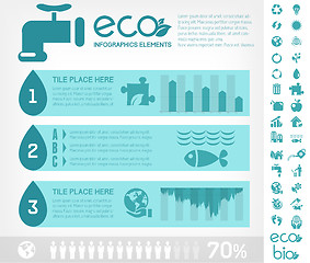 Image showing Water Conservation Infographic Template