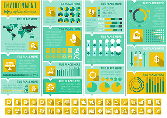 Image showing Ecology Infographic Template.