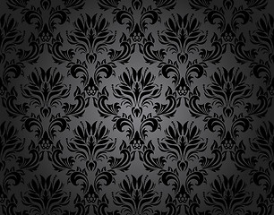 Image showing Damask seamless pattern