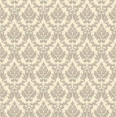 Image showing Damask seamless pattern