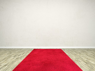 Image showing red carpet room