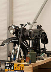 Image showing Old motorbike