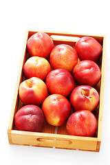 Image showing box of nectarines