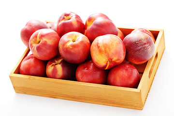 Image showing box of nectarines