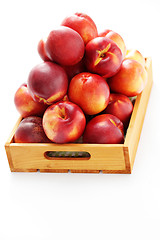 Image showing box of nectarines