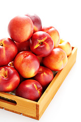 Image showing box of nectarines