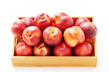 Image showing box of nectarines