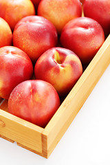 Image showing box of nectarines