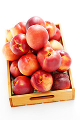 Image showing box of nectarines