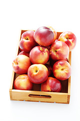 Image showing box of nectarines