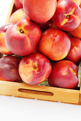 Image showing box of nectarines