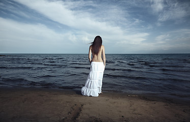 Image showing Mermaid at the sea