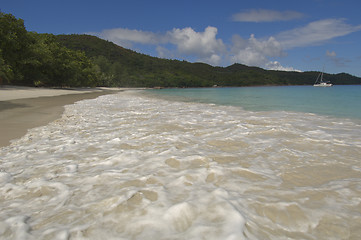 Image showing Anse Lazio beach, Praslin, Seychelles