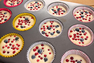 Image showing Homemade muffins