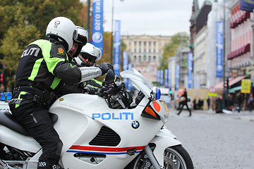 Image showing Norwegian Police MC