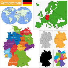 Image showing Germany map