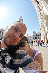 Image showing couple selfportrait in venice