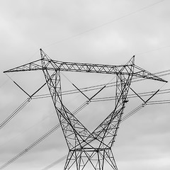 Image showing power line electrical grid system