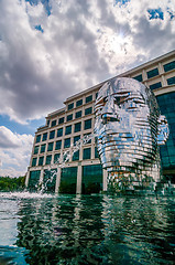 Image showing Metalmorphosis Mirror Fountain by, David ?erný