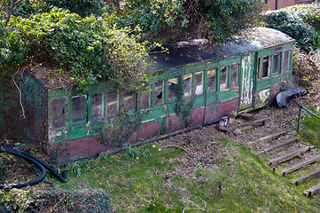 Image showing Abandoned Train Carriage