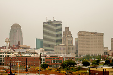 Image showing winston salem skyline