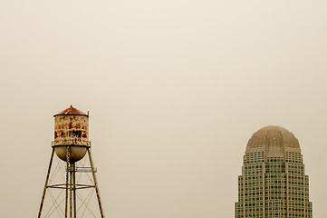 Image showing winston salem skyline