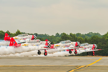 Image showing airplanes at the airshow