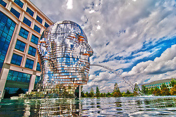 Image showing Metalmorphosis Mirror Fountain by, David ?erný