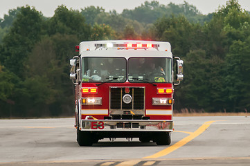 Image showing front of a fire truck