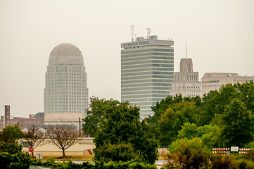 Image showing winston salem skyline