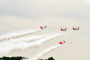 Image showing airplanes at airshow