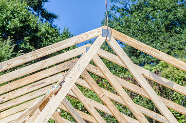 Image showing new roof construction