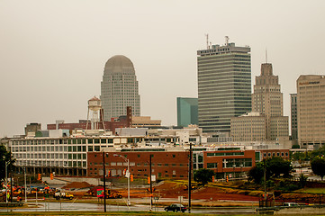 Image showing winston salem skyline