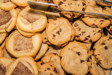 Image showing chocolate chip cookies and sneaker doodle cookies