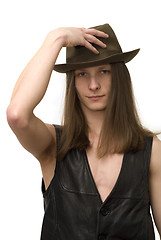 Image showing Man with hat