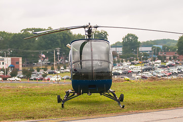 Image showing helicopter at the airshow