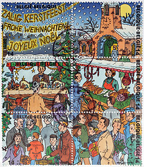 Image showing Christmas Market Stamps