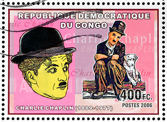 Image showing Charlie Chaplin Stamp